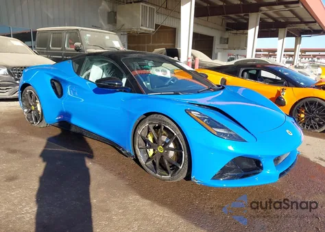 2024 Lotus Emira First Edition z USA, uszkodzony, nr VIN SCCLEKMX0RHA45151